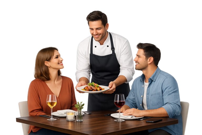 Servicio gastronómico en mesa Zonal
